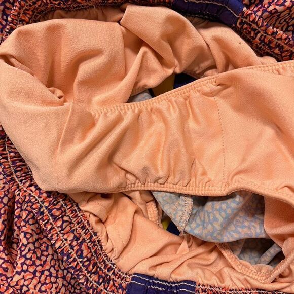 Nike Dri-Fit Women's S Orange Leopard Print Running Athletic Shorts - Picture 6 of 7